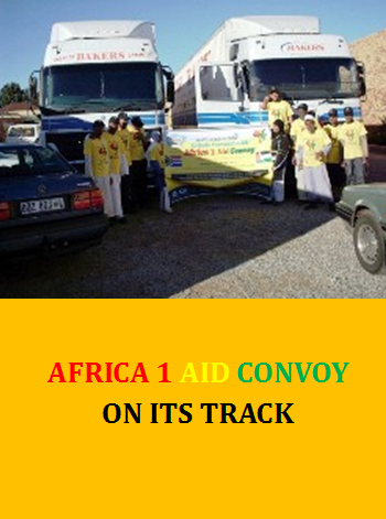 Africa 1 Aid convoy on track